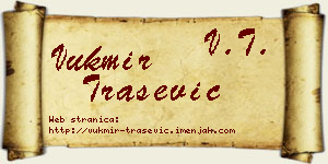 Vukmir Trašević vizit kartica